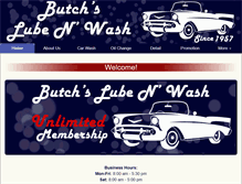 Tablet Screenshot of butchscarwash.com